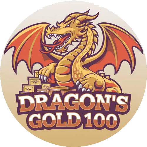 Dragon's Gold 100 slot machine logo